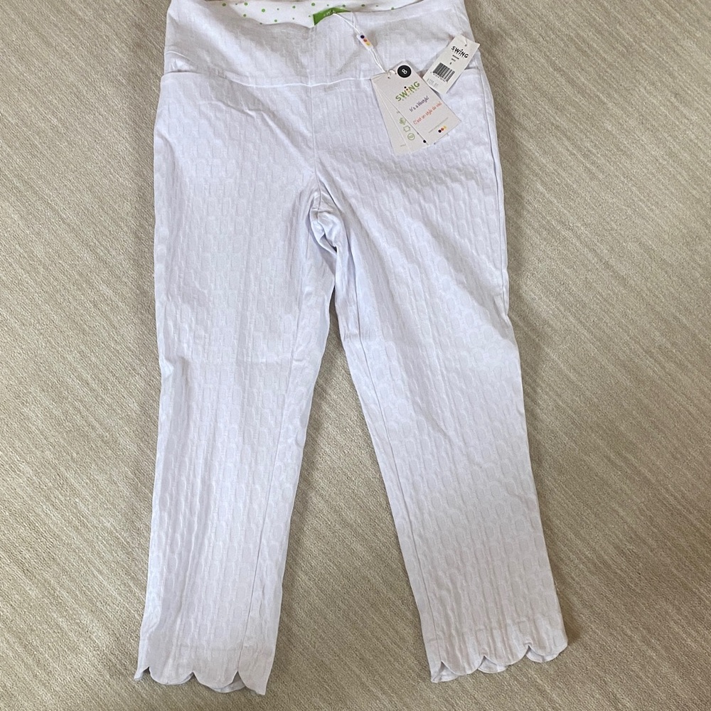 Stylish White Cropped Pants